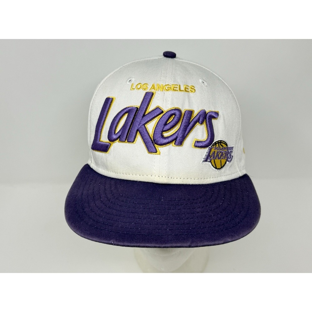 Los Angeles Lakers New Era 9fifty Hardwood Classic HWC Size S-M Snapback Cap Hat